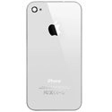 FACEAR-IP4S-BL - Coque Facade arrière en verre blanche iPhone 4S