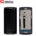 FACE-COREM4GO - Ecran LCD + Vitre tactile sur chassis assemblé pour Crosscall Core M4-Go