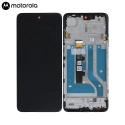 FACE-EDGE20LITENOIR - Ecran complet origine Motorola pour Moto Edge 20 Lite sur chassis coloris noir