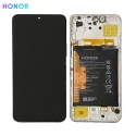 FACE-HONORX8GRIS - Ecran complet Honor-X8 coloris gris Vitre + LCD + Châssis + batterie