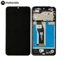 FACE-MOTOE13 - Ecran complet origine Motorola pour Moto E13 Vitre tactile et dalle LCD sur chassis