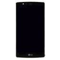 FACEAV-LGG4 - Face avant noire complète origine LG pour LG G4 noir