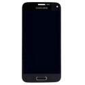 FACEAV-S5MININOIR - Face avant noire complète origine Samsung Galaxy S5 Mini LCD Vitre et Surface tactile