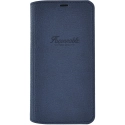 FAI85BKFR114 - Etui iPhone X/XS Faconnable rtabat latéral bleu marine