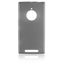 FITTYLUMIA830GRIS - Coque souple ultra fine Fitty coloris gris pour Lumia 830