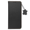 FORCELL-CUIRMI11LITE - Etui portefeuille en cuir noir avec rabat latéral Xiaomi Mi 11 Lite