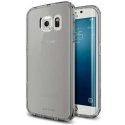 GCASESSKINFUMS6EDGE - Coque GCase ultra fine Skin Gel coloris gris fumé pour Samsung Gamaxy S6 Edge 