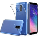 GEL-GALAXYA6PLUSTRANS - Coque souple Galaxy A6 Plus 2018 gel TPU flexible transparent