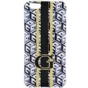 GUESSCOVGCUBEIP6NO - Coque Luxe TPU Guess G-Cube collection noire iPhone 6s 4.7