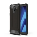 HYBRID-A6PLUS2018NOIR - Coque galaxy A6 Plus 2018 antichoc hybride noire