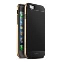 IPAKYHYBRIDIP6OR - Coque de protection souple avec Bumper IPAKY pour iPhone 6s 4,7 pouces coloris noir et or