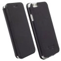 KIRUNANOIRIP647 - Etui Krusell iPhone 6 gamme Kiruna Flip Cover en cuir noir