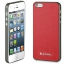 KUBXLABIP5PEAUROUGE - Coque Kubxlab effet peau rouge iPhone 5