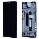LCDCHASS-MI10TLITEBLEU - Ecran complet origine Xiaomi Mi 10T Lite vitre tactile + LCD avec châssis coloris bleu