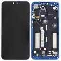 LCDCHASS-MI8LITEBLEU - Face avant Chassis LCD + Tactile Xiaomi Mi8 Lite coloris bleu