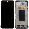 LCDCHASSIS-MI12TNOIR - Ecran complet Xiaomi 12T / 12T Pro (Vitre tactile + dalle AMOLED sur châssis assemblé) coloris noir
