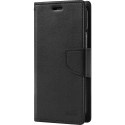LEONIS-IP12NOIR - Etui iPhone 12/12 Pro gamme Leonis avec logements carte fonction stand coloris noir