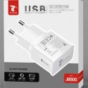 LTP-J8500BLANC - LT-Plus Chargeur secteur USB 2A coloris blanc