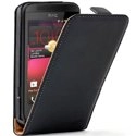 LUXYDESIRE200NOIR - Etui Slim Luxy cuir noir pour HTC Desire 200