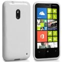 MINIGELBLANCLUM620 - Coque Housse minigel blanche glossy Lumia 620 Nokia