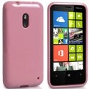 MINIGELROSELUM620 - Coque Housse minigel rose glossy Lumia 620 Nokia