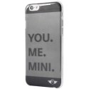 MNHCP6TRBK-YOUMENOIR - Coque gris fumé translucide Mini Cooper You Me Mini pour iPhone 6