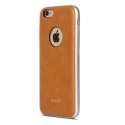 MOSHI-IGLAZEANAPAIP6BEIGE - Coque Moshi iGlaze Napa iPhone 6s cuir véritable vegan Beige