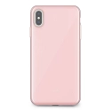 MOSHI-IGLAZEIPXSMAXROSE - Coque iPhone XS-Max iGlaze de Moshi rose avec contour rose doré