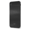 MOSHI-IGLAZIPXSMNOIR - Coque iPhone XS-Max iGlaze de Moshi noir avec contour métal