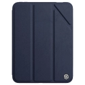 NIL-BEVELMINI6BLEU - Protection renforcée iPad Mini 6(2021) avec rabat écran coloris bleu foncé