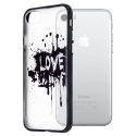 OKKES-IP7LOVE - Coque iPhone 7 collection Okkes Love dos rigide contour souple