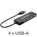 ORICO-HUB4XUSBA - Hub USB vers 4 x USB-A 