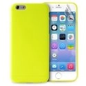 PUROCOVSLIMIP6VERT - Coque arrière souple Puro ultra fine coloris vert iPhone 6