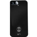 PURO_IP5SKULLNO - Coque arrière Puro noir et doré skull pour iPhone 5