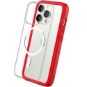 RHINO-MODMAGIP14PROROUGE - Coque RhinoShield Mod-NX MagSafe pour iPhone 14 Pro coloris rouge dos transparent