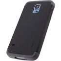 RKCOVSHIEDS5NOIR - Coque Rock hybride bi-matières pour Galaxy S5 Série Shield Outdoor Noir et Gris
