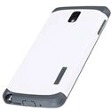 RKCOVNOTE3BLANC - Coque Rock hybride bi-matières pour Galaxy Note 3 Active Série Shield Outdoor blanc gris