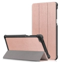 SMART-TB7304FROSE - Protection avec rabat smart Lenovo Tab 7 Essential rose doré