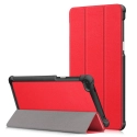SMART-TB7304FROUGE - Protection avec rabat smart Lenovo Tab 7 Essential rouge