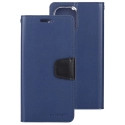 SONATA-IP13PROBLEU - Etui folio Mercury Sonata iPhone 13 Pro rabat latéral bleu patte aimantée