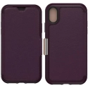 STRADA-IPXSVIOLET - Etui folio iPhone Xs Otterbox gamme Strada coloris violet
