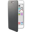 SWFOLIOIPHONE6PLUSNO - Etui folio à rabat aspect cuir noir iPhone 6 plus 5,5 pouces