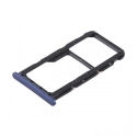 TIROIR-MATE10LITEBLEU - Tiroir Huawei Mate Lite pour carte Nano-SIM et microSD coloris bleu