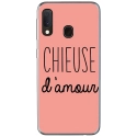 TPU0A20ECHIEUSEROSE - Coque souple pour Samsung Galaxy A20e avec impression Motifs Chieuse d'Amour rose