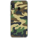 TPU0A20EMILITAIREVERT - Coque souple pour Samsung Galaxy A20e avec impression Motifs Camouflage militaire vert