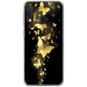 TPU0A20EPAPILLONSDORES - Coque souple pour Samsung Galaxy A20e avec impression Motifs papillons dorés