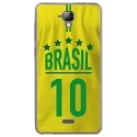 TPU0ALTICES40MAILLOTBRESIL - Coque souple pour Altice S40 avec impression Motifs Maillot de Football Brésil