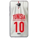 TPU0ALTICES40MAILLOTTUNISIE - Coque souple pour Altice S40 avec impression Motifs Maillot de Football Tunisie