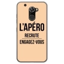 TPU0ALTICES70APEROBEIGE - Coque souple pour Altice S70 avec impression Motifs l'apéro recrute beige