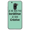 TPU0ALTICES70BORDELIQUETURQUO - Coque souple pour Altice S70 avec impression Motifs Je ne suis pas bordélique turquoise